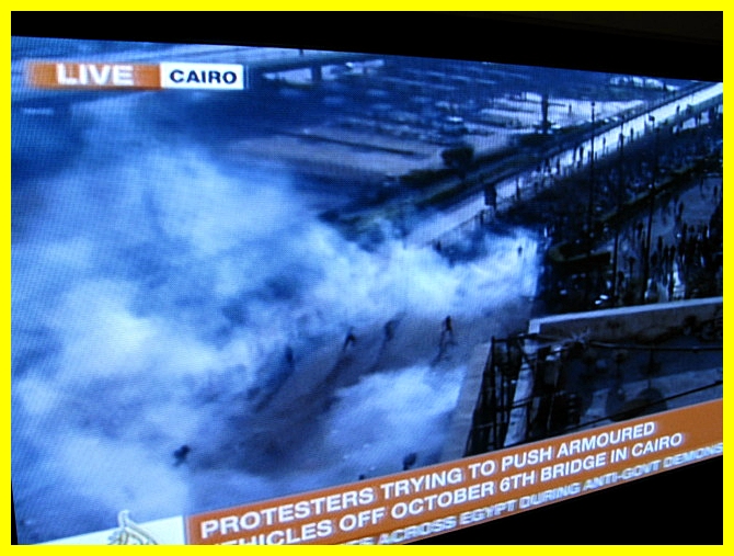  some shots I took yesterday from live feed from Al Jazeera … revolution 